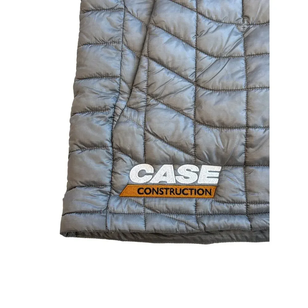 The North Face Theromball Vest Jacket Mens Large Gray Wind Blocking Lightweight